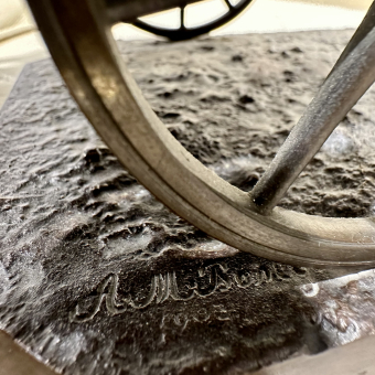 Скульптура "Русская пара в бричке", Германия, 1903 г., Вольф А.М.